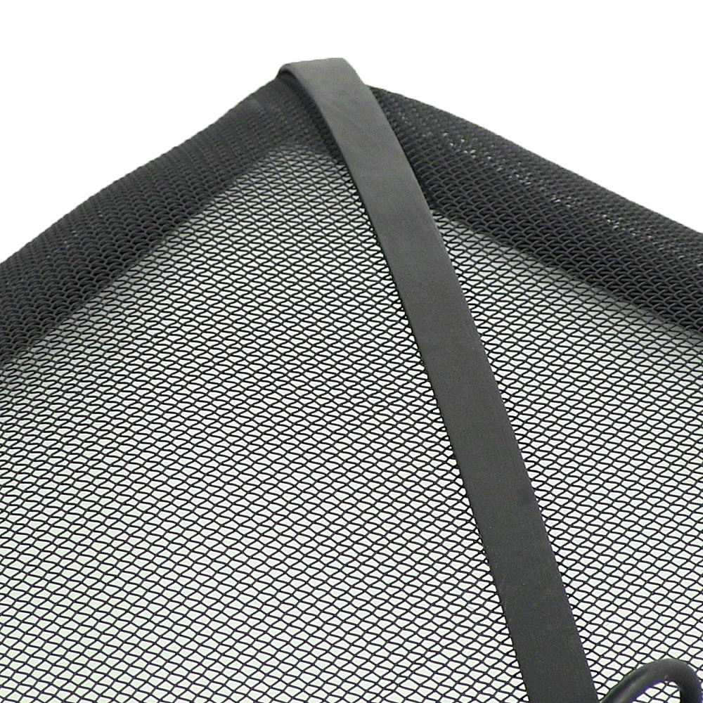 Sunnydaze Fire Pit Spark Screen Cover Outdoor Heavy Duty Square