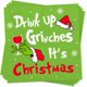 thumbnail image 1 of Divertidas servilletas de cóctel navideñas, paquete de 50 servilletas de papel para bebidas Grinch, suministros para fiestas navideñas Grinch, decoraciones de mesa para el hogar navideño, 3 capas, 6,5, 1 of 3