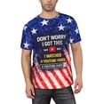 thumbnail image 4 of Omeoer Funny YouTube Meme T-Shirt Patriotic American Flag Graphic Tee “Don’t Worry I Got This I Watched a YouTube Video” Unisex Short Sleeve Shirt, 4 of 7