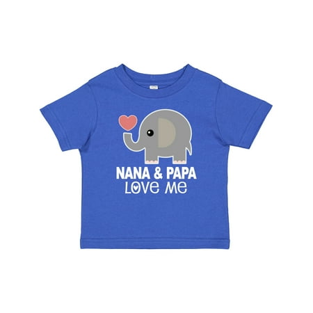 

Inktastic Nana and Papa Love Me Grandbaby Gift Baby Boy or Baby Girl T-Shirt
