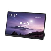 Krovatar 18.5 Inch Full HD IPS Blu-ray Player with Monitor, Blu-ray/DVD/CD Disc Playback, Type C in and HDMI in for Phone/Switch/Pad Sync