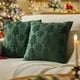 thumbnail image 4 of Fundas de almohada navideñas con diseño de árbol de Navidad y copos de nieve, fundas de almohada suaves para sofá, silla, sala de estar, decoración navideña., 4 of 5