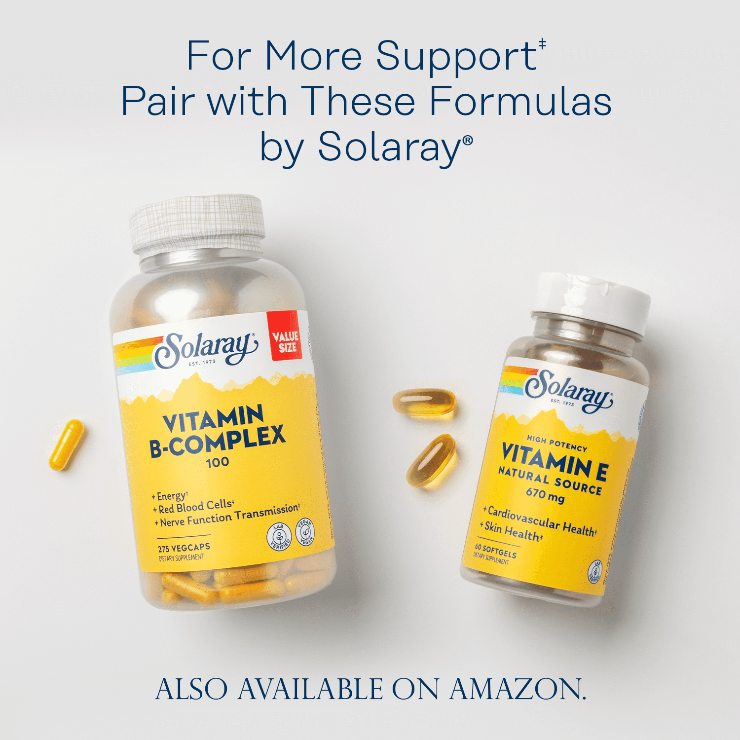 Solaray Type I, II & III Collagen Keratin | ALA & Hyaluronic Acid | Hair, Skin & Joint Health Support, 60 Caps, 30 Serv.
