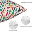 thumbnail image 3 of Pofeuu Colorful Spots Print Double-sided plush pillowcase Square Throw Pillow Covers Pillows Cover for Living Room Bedroom Sofa Couch Cushion Cover（No pillow core）-18"x18", 3 of 7
