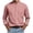 Pink, variant on VSSSJ Men's Long Sleeve Shirts Casual Button Down Banded Collar Shirt Solid Color Regular Fit Business Work Shirt Tops with Pocket White L