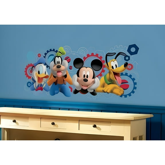 (18x40) Mickey & Friends - Mickey Mouse Clubhouse Capers Peel and Stick Giant Wall Decals by Poster Revolution