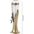 thumbnail image 7 of Beer Tower Beverage Dispenser with Spigot & Ice Tube, 3L/100oz Mimosa Tower Dispenser for Parties Bars, Durable, Keep Cold, Dual Action, Easy to Clean, 7 of 7