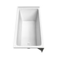 thumbnail image 3 of Wyndham Collection WCBTW16032L18SWTRIM 60 x 32 x 18 in. Grayley Alcove Bathtub with Left-Hand Drain & Overflow Trim, Shiny White & White, 3 of 7