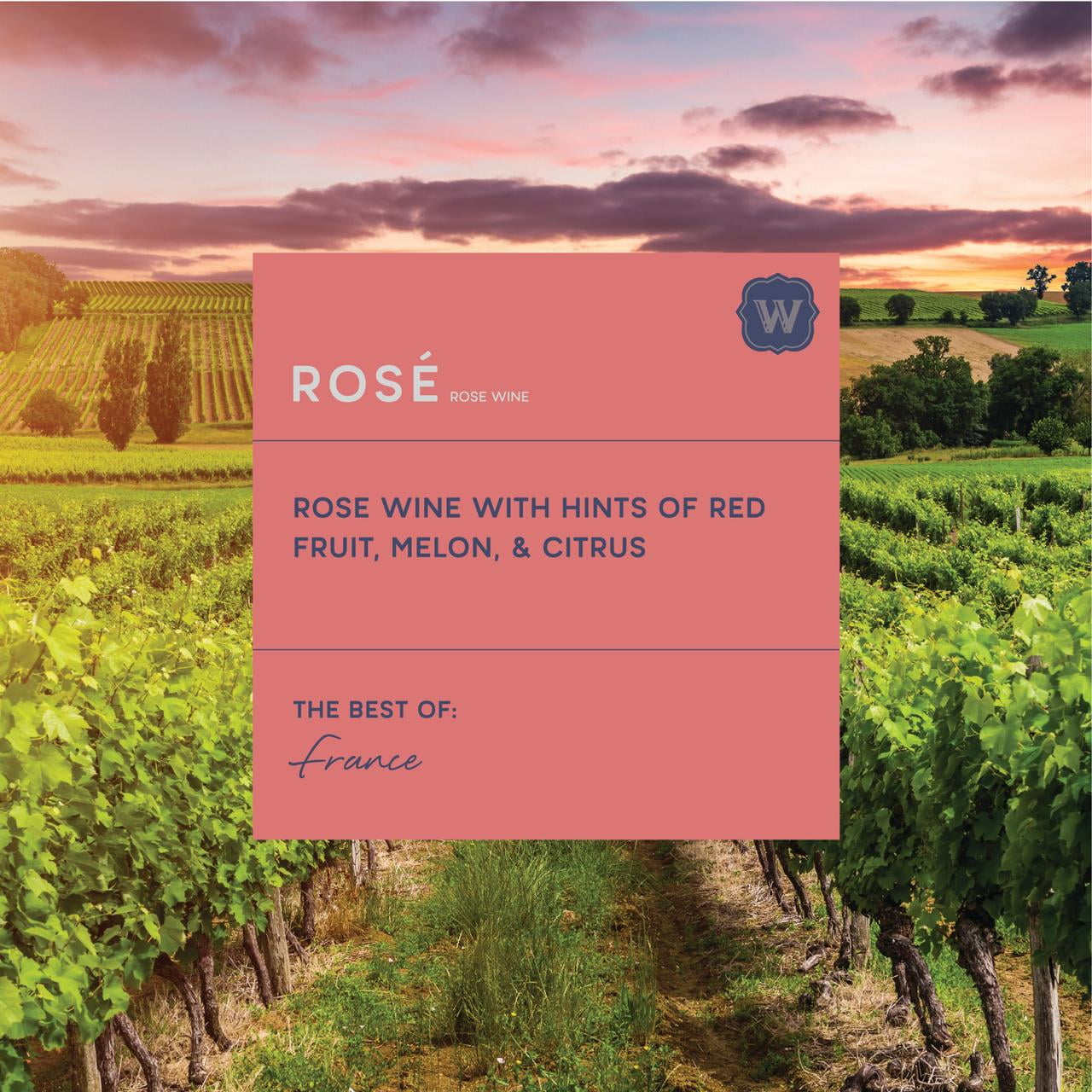 Winemakers Selection Sparkling Rose Wine, 750ml