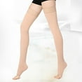 thumbnail image 4 of Dyfzdhu Women Casual Stockings Stretch Legs Shaping Compression Long Tube Socks Thigh-High, 4 of 6