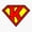 1pcs, variant on Letter K | Super Letter Vol.1 Er, Phone Decal Water Bottle Stickers Car Decals, Funny Birthday Gift