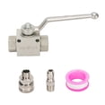 thumbnail image 2 of Kit De Válvula De Bola Para Lavadora De Alta Presión, Juego De Válvula De Bola 4500 PSI Fácil De Instalar Alta Durabilidad Conexión Rápida De 3/8 Pulgadas Para Reemplazo, 2 of 7