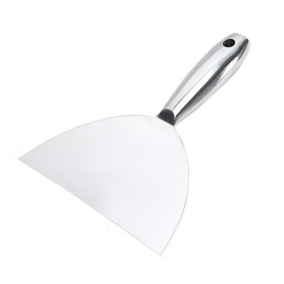 Putty-Knife 8 Inch, Premium Polished All-Stainless Steel Scraper Tool for Drywall Finishing