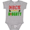 thumbnail image 3 of Inktastic Nice Until Proven Naughty with Holly and Gingerbread Man Boys or Girls Baby Bodysuit, 3 of 5