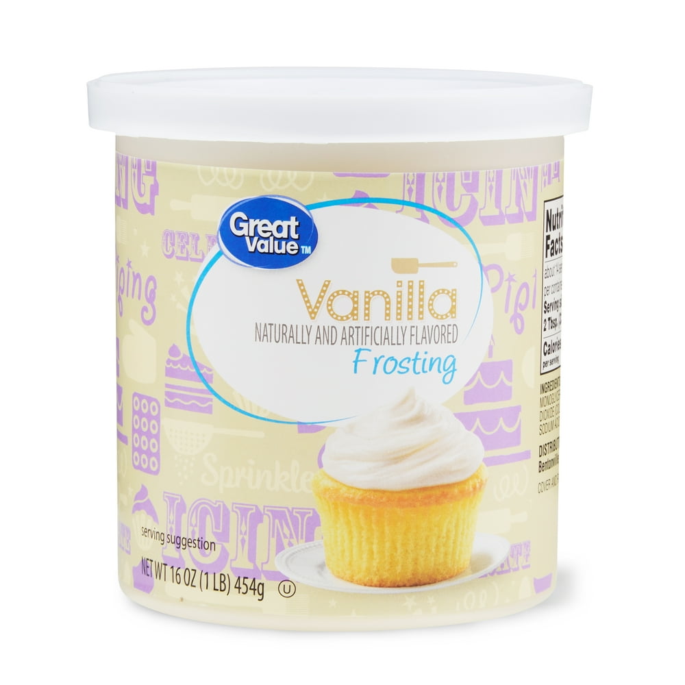 Great Value Vanilla Frosting, 16 oz