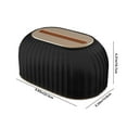 thumbnail image 2 of Kezqiaxn Plastic Tissue Box Clearance Premium Automatic Lifting Tissue Boxes for Home Decor Modern Sturdy Pet Plastic Tissue Container for Living Room Bathroom and Office Black, 2 of 8