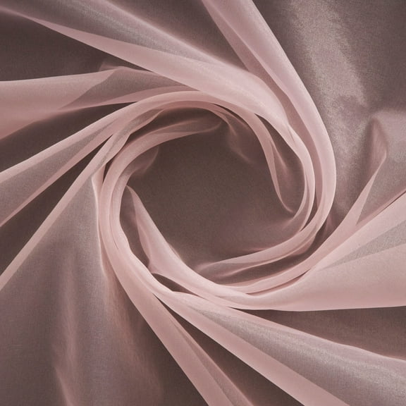 ZELOUF Organza , Sewing, DIY, Crafts Fabric By The Yard, Ha.mauve, 1 Yard