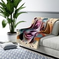 thumbnail image 3 of Beagle Portrait Watercolor Vintage Retro Styles Cozy Sherpa Blanket Beagles Dog Lover Gifts Idea Warm Soft Throw Blanket - 00001, 3 of 5
