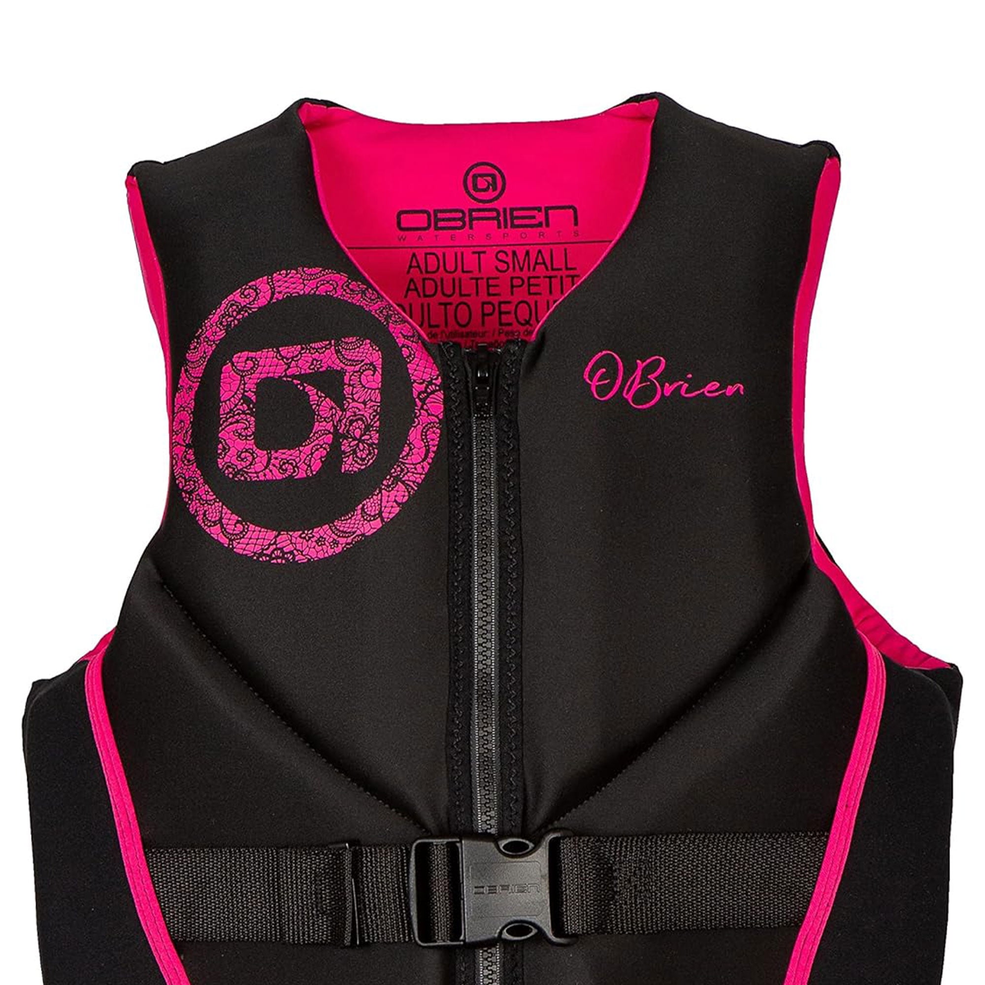 O'Brien Women's Traditional Neoprene USCGA Life Jacket with Zip Closure, S