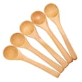thumbnail image 3 of 30 Uds Mini cuchara de madera Natural para niños herramienta para condimentos de cocina, 3 of 8