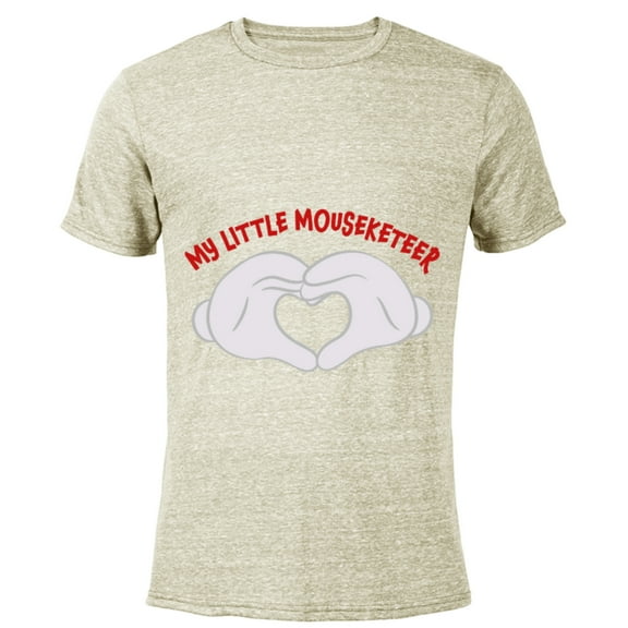 Disney Mickey Mouse My Little Mouseketeer Mom - Short Sleeve Blended T-Shirt for Adults - Customized-Yellow