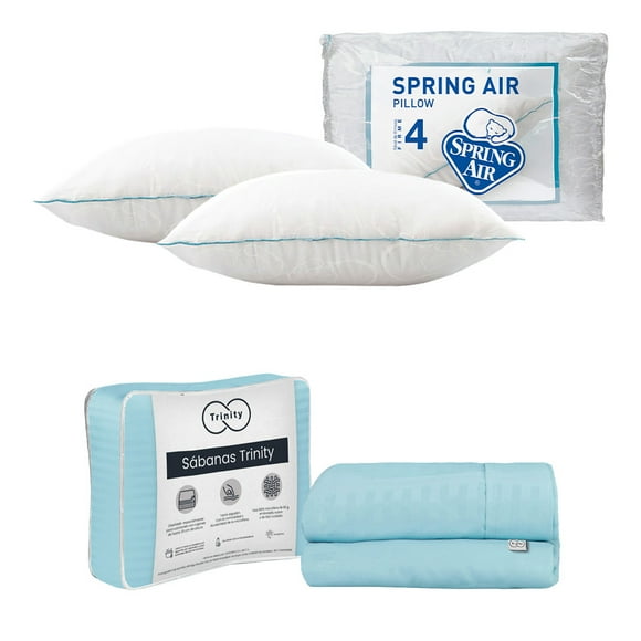 Juego de Sábanas Queen Size Trinity + 2 Almohadas Osos