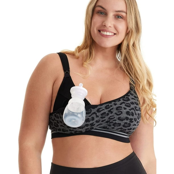 Momcozy Breast Pumping Bra Hands Free, YN12 Nursing Bra, Wearable Breast Pump Bra for S9, S12