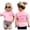 Pink, variant on Girls "PROMOTED TO BIG SISTER" Graphic T-Shirt Toddler Kids Short Sleeve Round Neck Tee Casual Sibling Announcement Summer Top for Ages 3-13 Years