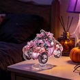 thumbnail image 5 of Gumesh Halloween Decoration Acrylic Pink Pumpkin Sign Pumpkin Table Decor 4 Inch Happy Halloween Desktop Ornament for Farmhouse Home Living Room Holiday Decor, 5 of 6