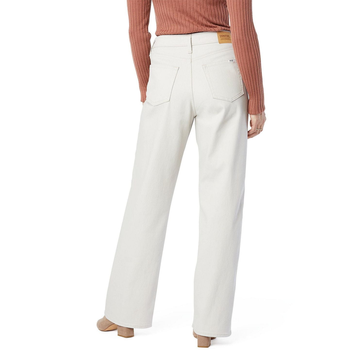 Levi Strauss Signature.MD Jean taille haute ample droit d’époque pour femme