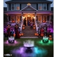 thumbnail image 6 of PMU Halloween 2pc Multi Pack 18in Black Plastic Cauldron with Mist Maker Multi Color Fogger (1) 18in 55118-NHS (1) 49500 (2/pkg) Pkg/1, 6 of 6