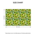 thumbnail image 4 of Placemats Set Of 4 / 6, Watercolor Kiwi Fruits Summer Placemats For Dining Table Indoor/Outdoors Heat Resistant Washable Placemats 18" X 12", 4 of 8
