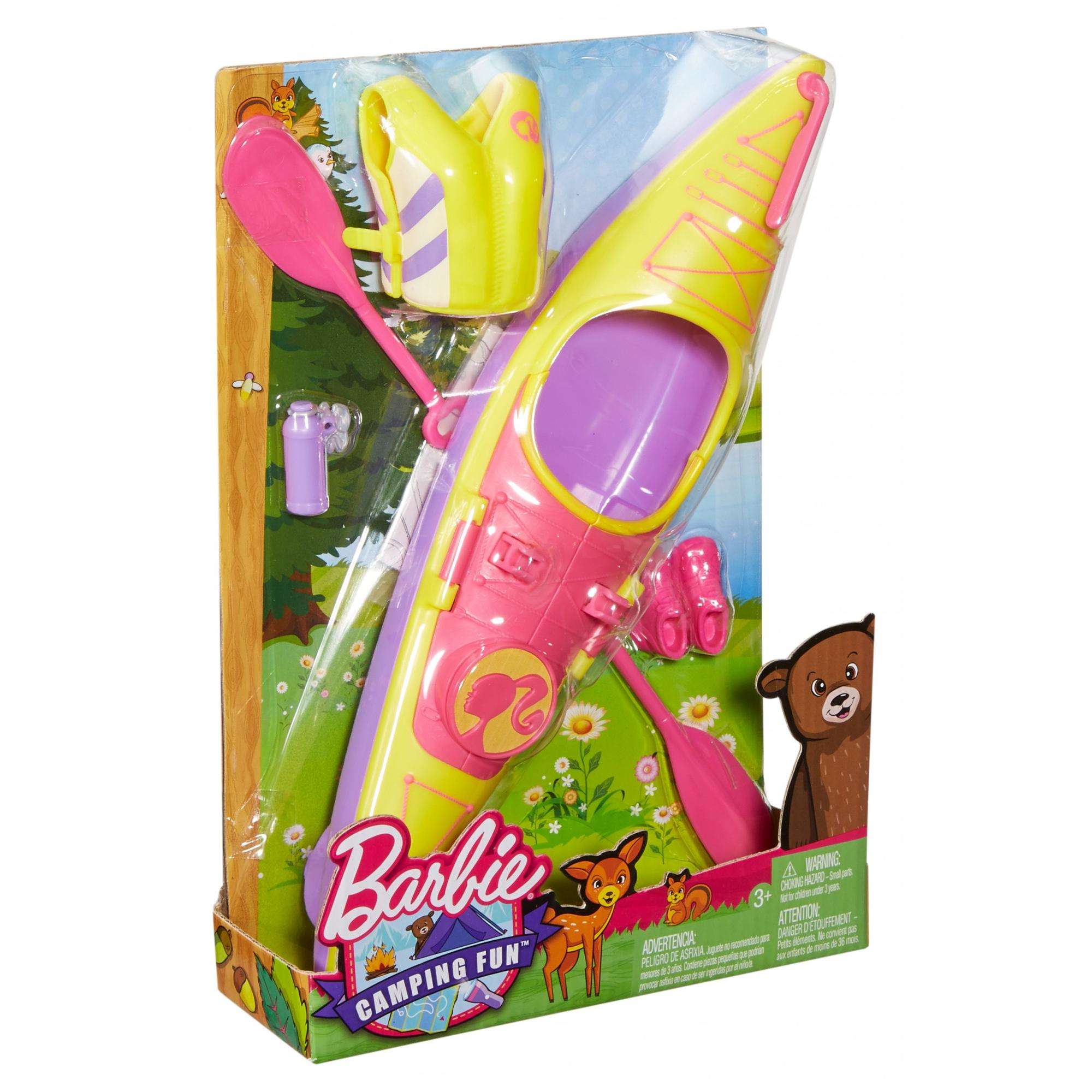 barbie camping fun kayak