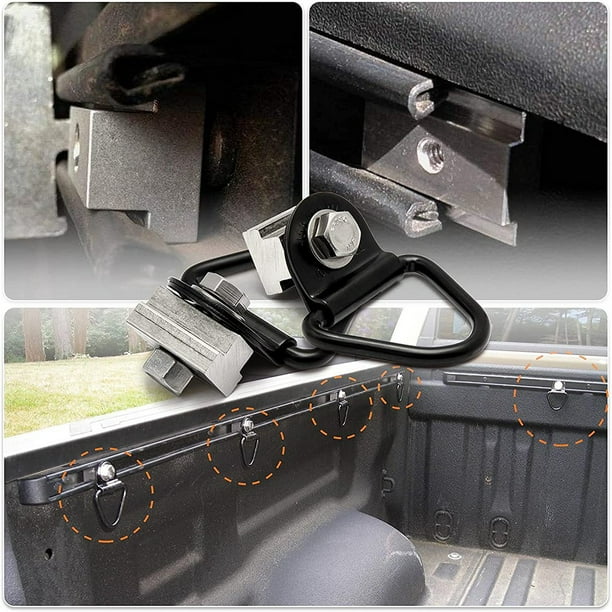 Zalaga Bed Deck Rails Cleat Tie Down Anchors Rings Trailers Hook Cargo Bolt For Toyota Tacoma Walmart Com