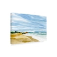 thumbnail image 2 of Annie Warren 'Coastline Calm II' Canvas Art, 2 of 3