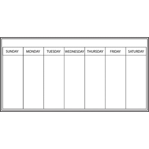 Dry Wipe Wall Planner Self Adhesive Weekly Daily Erase Sticky Menu Meal Planner 