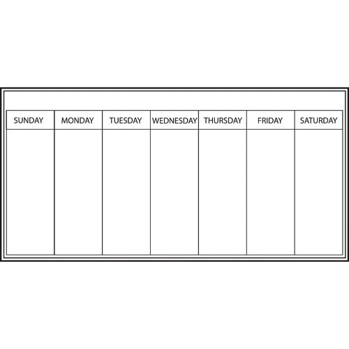 Getalenteerd misdrijf Delegatie WallPops Whiteboard Weekly Calendar - Walmart.com