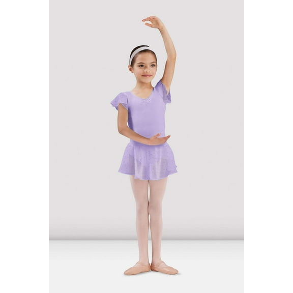 Girls Olesia Georgette Sequin Skirt, Lilac