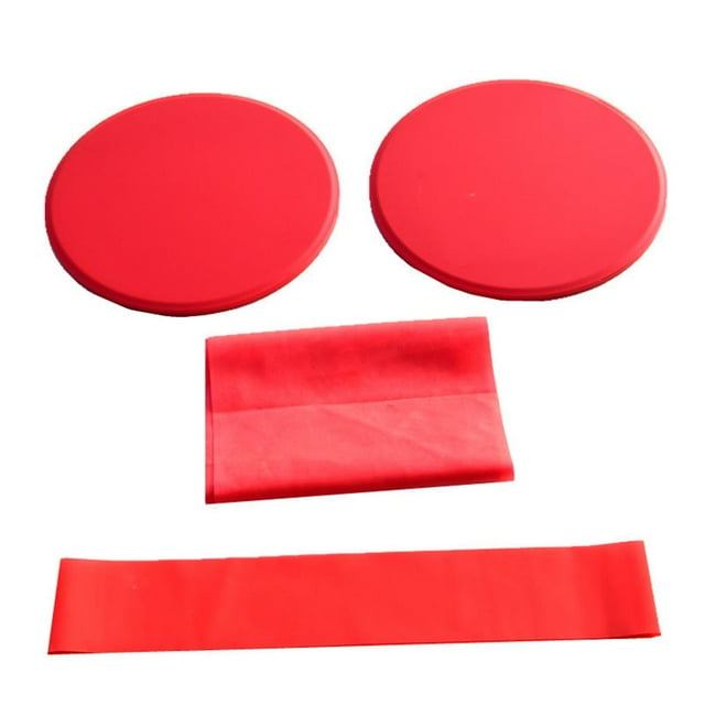 Soidarity Conjunto de Fitness Core Training Gym Yoga Pilates Kit Banda de resistencia Discos Core Sliders Correa de ejercicio Equipo de yoga Accesorios para máquinas de ejercicios rojo Soidarity OD010191-02