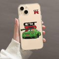thumbnail image 1 of Funda de teléfono de lujo para coche deportivo GTR, carcasa transparente para iPhone 11 12 Mini 13 14 Pro XS Max X 8 7 6s Plus 5 SE XR Fivean unisex, 1 of 2