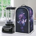 thumbnail image 5 of HELLHERO Dark Blue and Purple Rose Coffee Machine Dust Cover for Kitchen Use Dustproof, 5 of 6