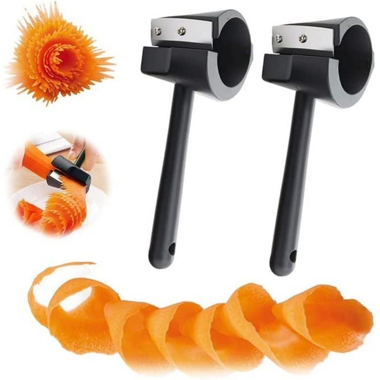 Kitchen Spiral Vegetable Fruit Slicer Carving Roll Cutter Peeler Gadgets  Tools