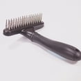 thumbnail image 1 of OULII Dematting Comb for Pets Dog Grooming Brush Metal Black 1Set, 1 of 8
