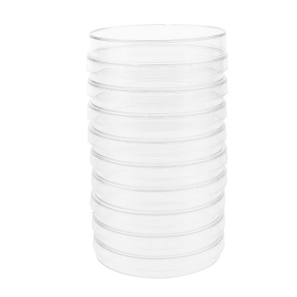 Paquete de 10 Sets de Placas de Petri Estériles con Tapas para Placas de Laboratorio, Levadura Bacteriana, Diámetro de 60 Mm Sunnimix Tejido vegetal estéril