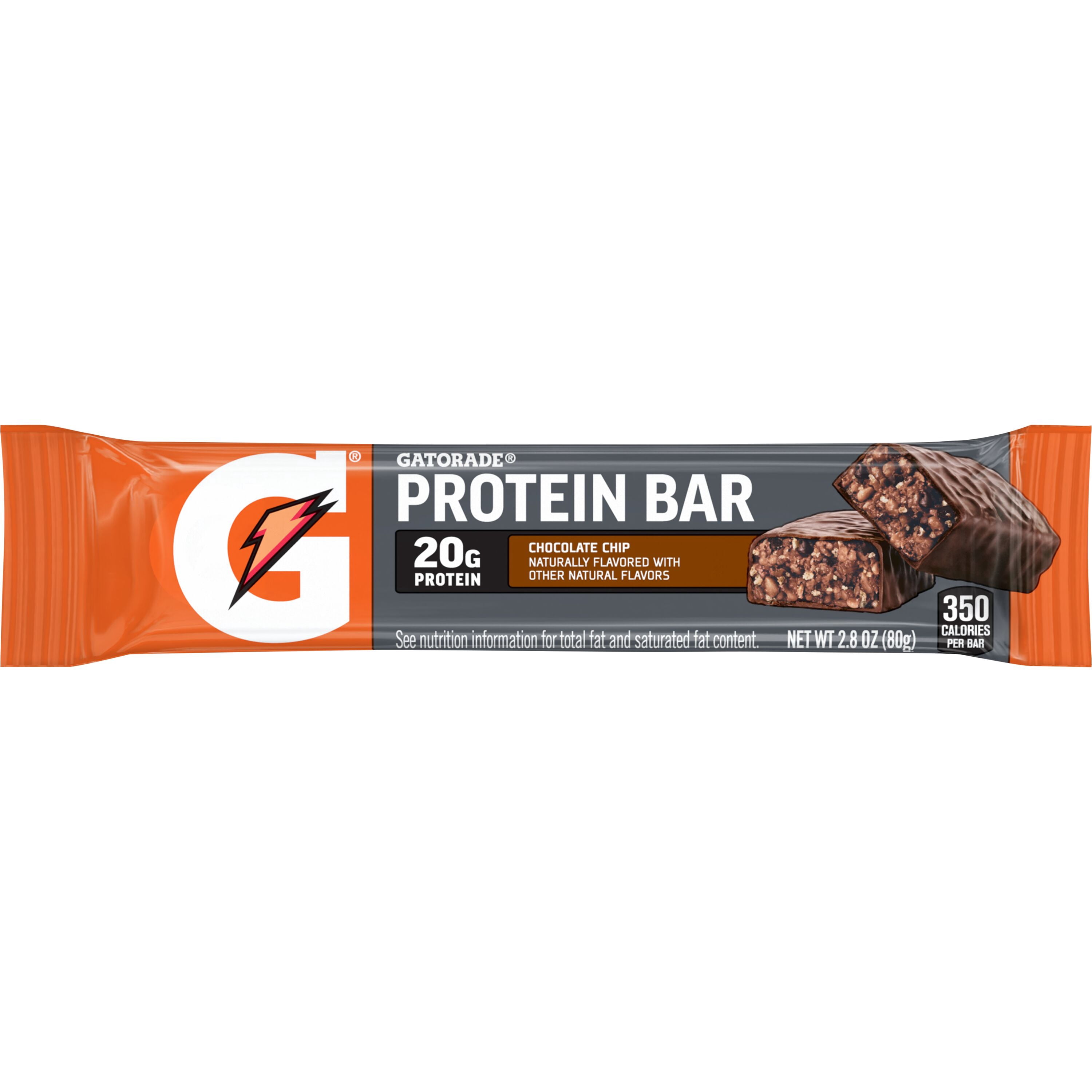 Gatorade Protein Bars Chocolate Chip, 2.8 Oz 4ct
