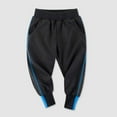 thumbnail image 2 of NOEGOEU Toddler and Boys Sweatpants Athletic Jogger Pants for Sports Elastic Waist for School (Black,18-24 Months), 2 of 3