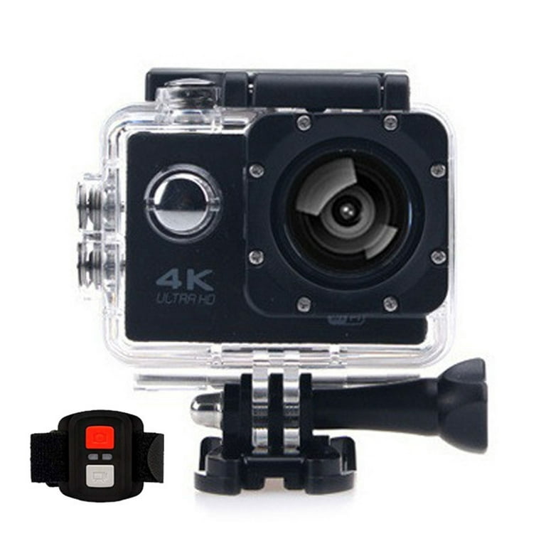 4K/60FPS/24MP Action Camera, Upgraded 3.0 EIS Anti-shake Stabilization 40M  Waterproof Camera, 170° Adjustable Wide Angle Multiple Functions