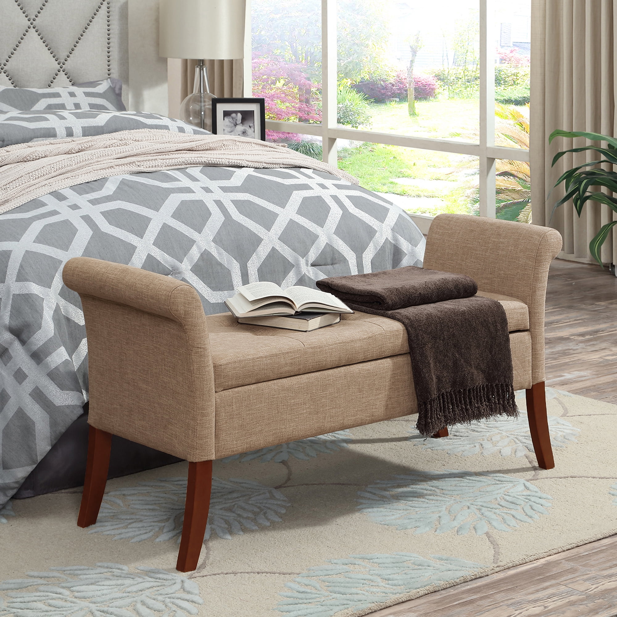 Convenience Concepts Designs4Comfort Garbo Entryway Storage Bench