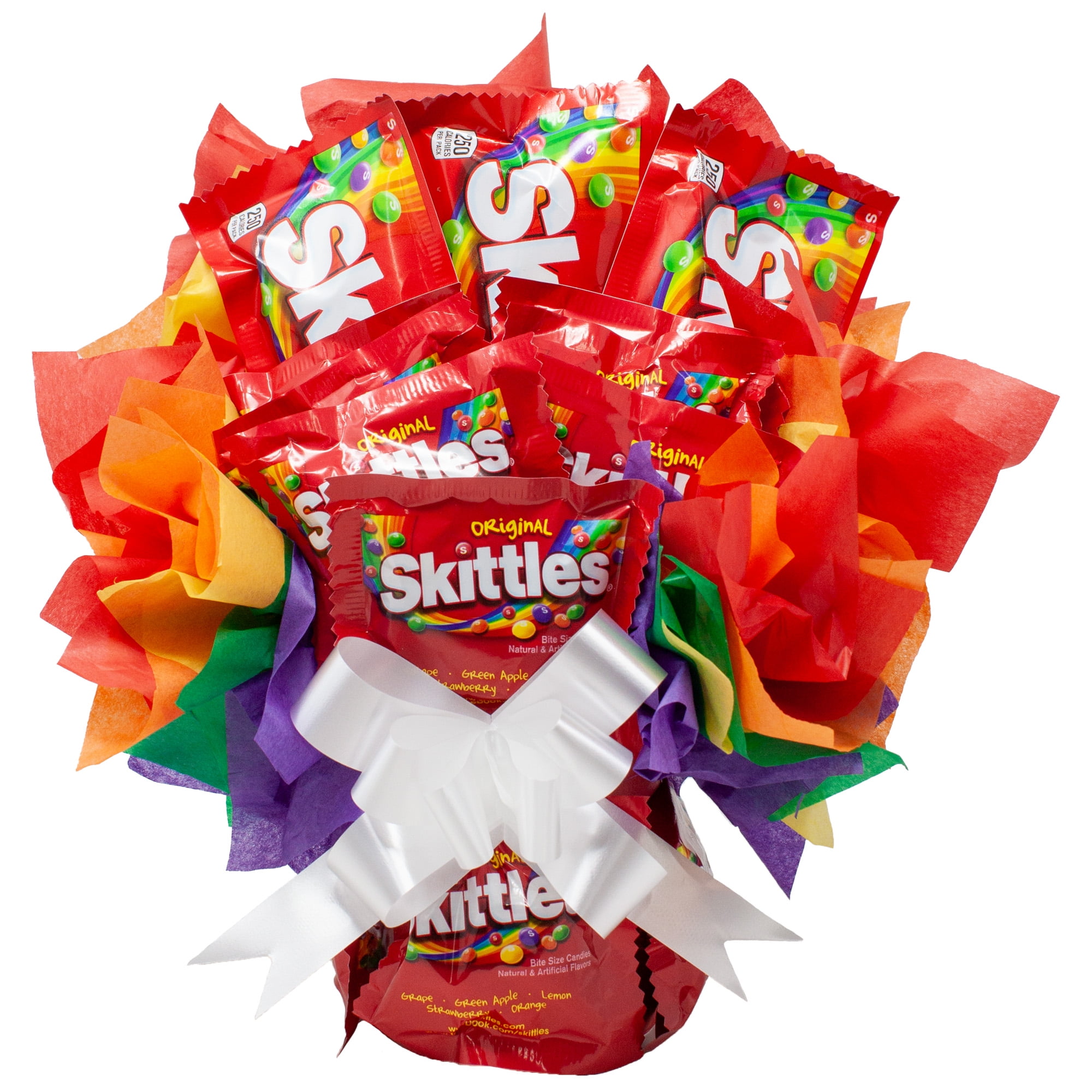 Skittles Candy Bouquet Taste the Rainbow, Gift the Rainbow Birthday