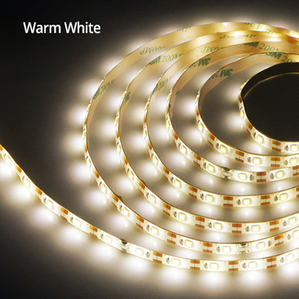 LED Hand Sweep Motion Sensor Strip Lights Waterproof Closet Wardrobe Tape Lamp 